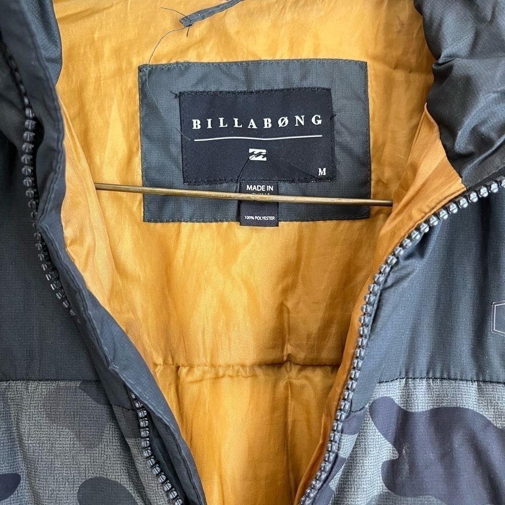 Billabong Boys Medium Camouflage Jacket - Picture 4 of 7
